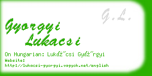 gyorgyi lukacsi business card